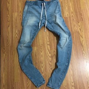 Pacsun denim with jogger waist bands